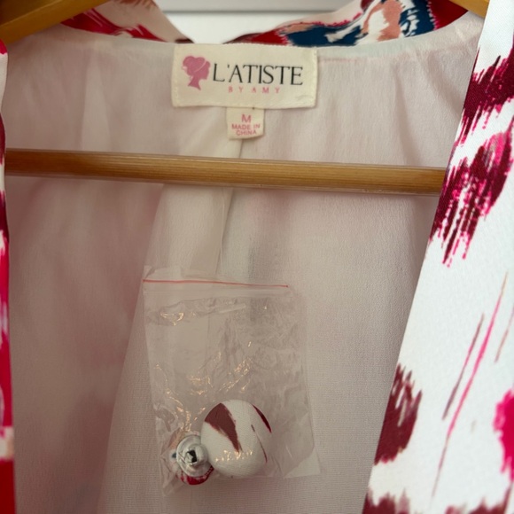 L'ATISTE SZ M TWO PIECE ABSTRACT BLAZER PANTS SET,  EVENING WEAR OR OFFICE WEAR - Picture 11 of 12